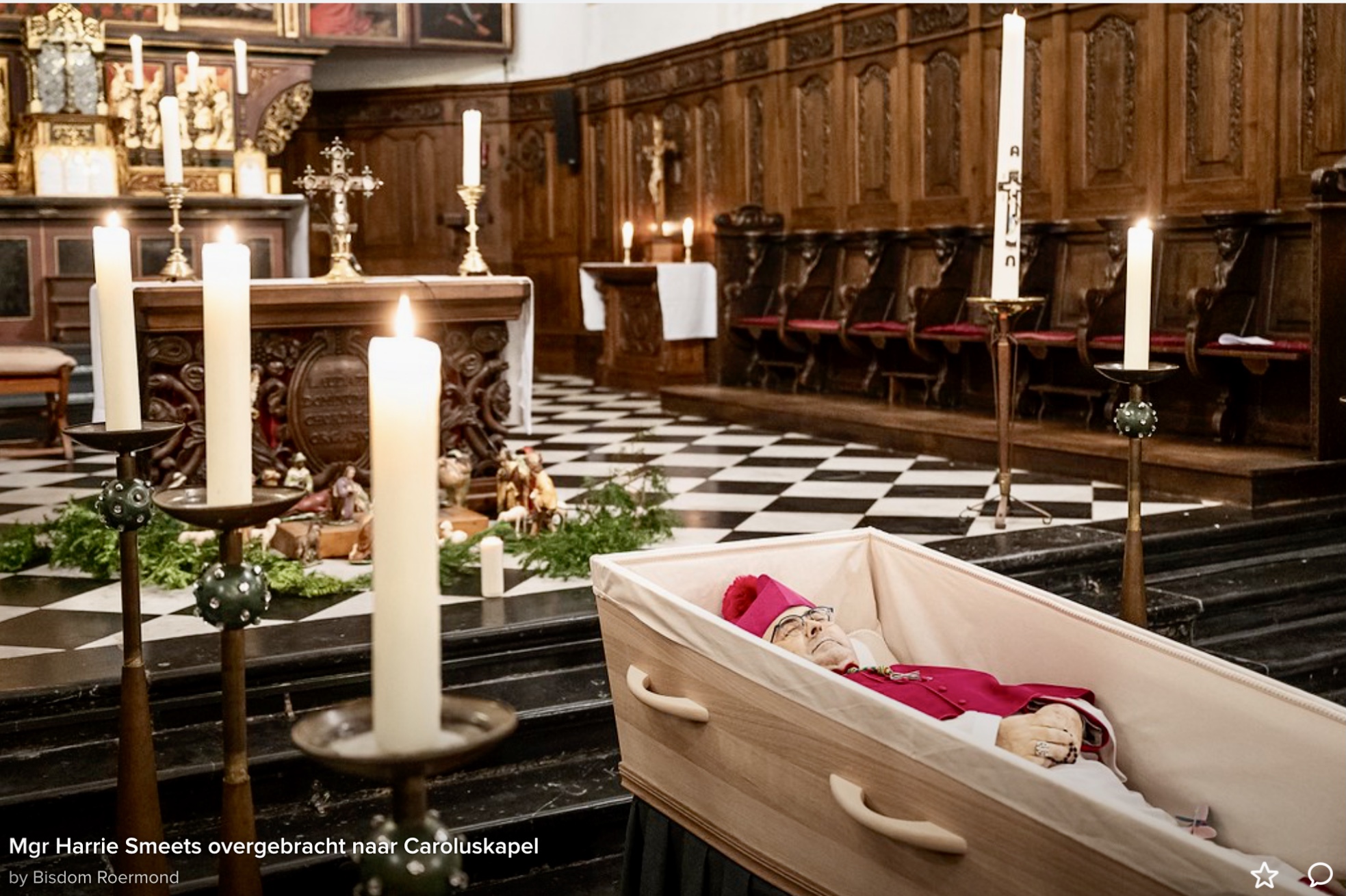 Oud-bisschop Harrie Smeets overleed 20 december jl.