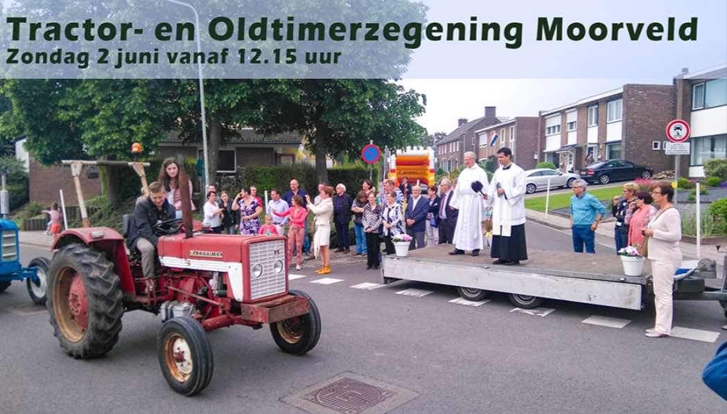Verzoek vanuit parochie Moorveld om deze uitnodiging voor de Tractor- en Oldtimerzegening te willen delen.
