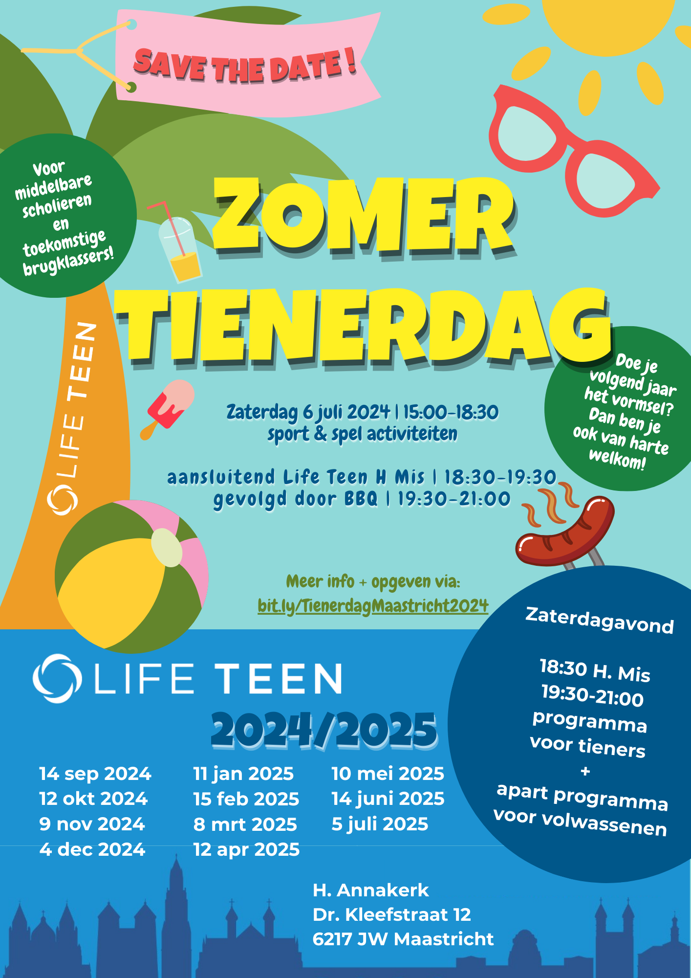 Zomer tienerdag, iedereen kan meedoen. Programma voor tieners en ouders