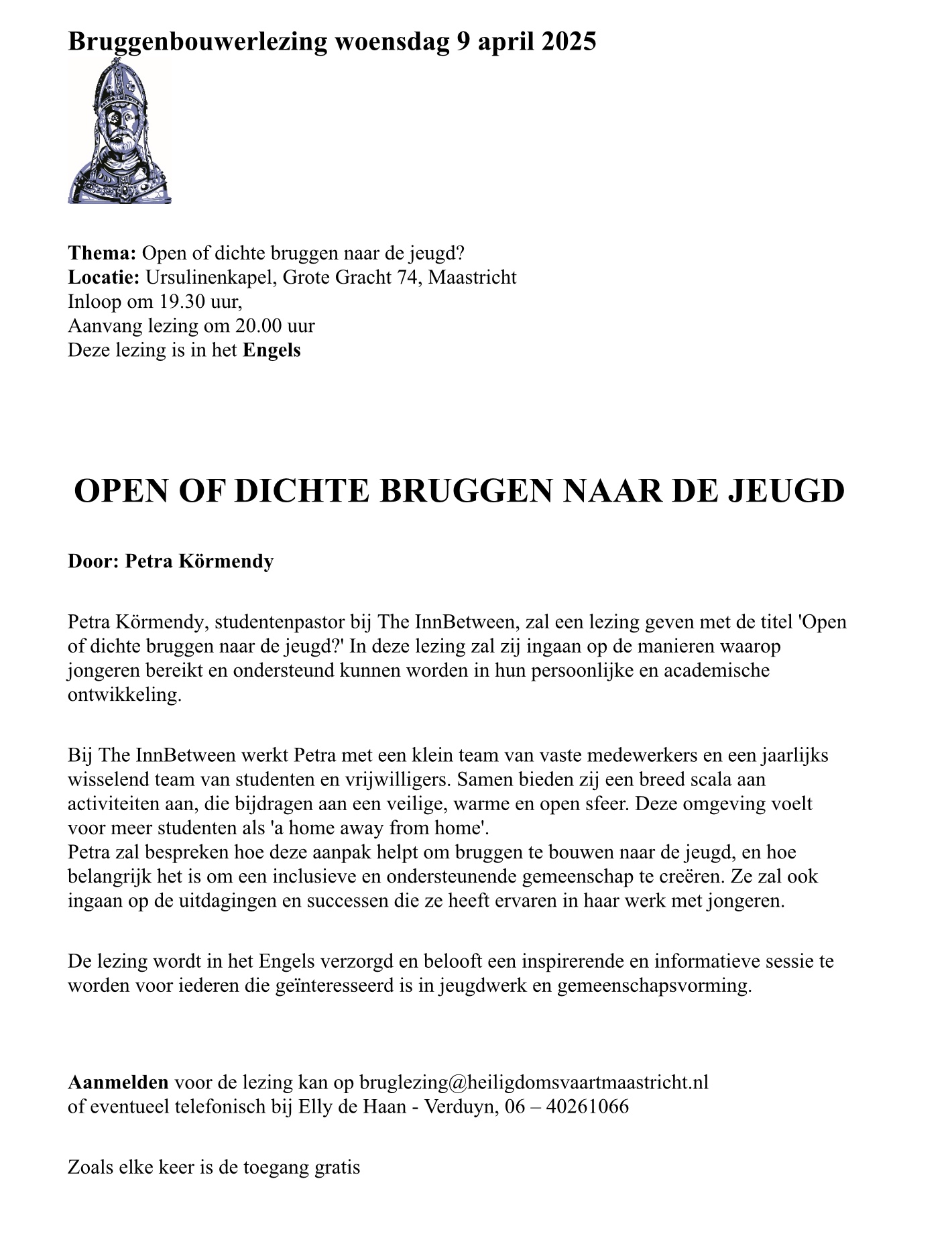 Open of dichte bruggen naar de jeugd
