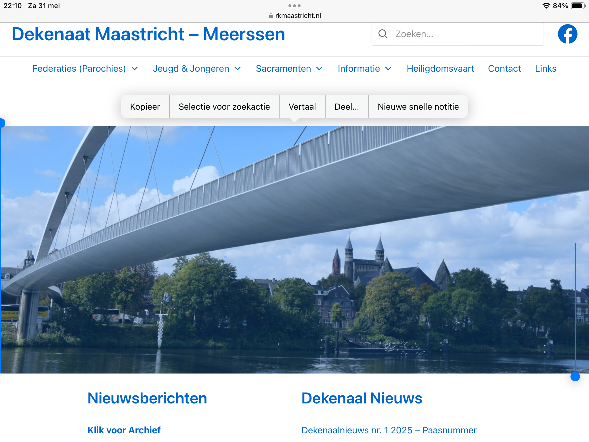 Onze website is weer up-to-date